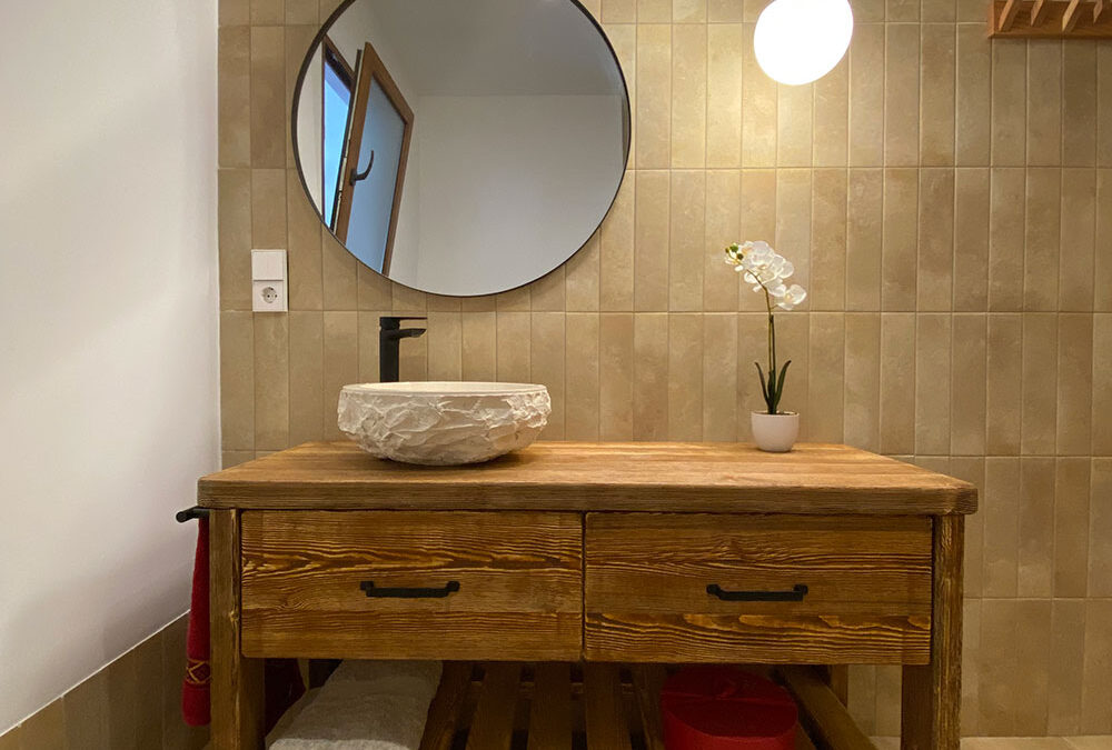 Mueble Baño Rústico